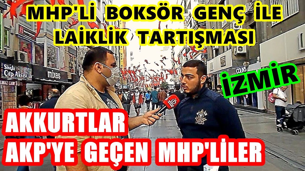 CUMHUR İTTİFAKINA Karşı Olan MHP'li BOXER Genç İle Şeriat Tartışması ! #sokakröportajları #İZMİR