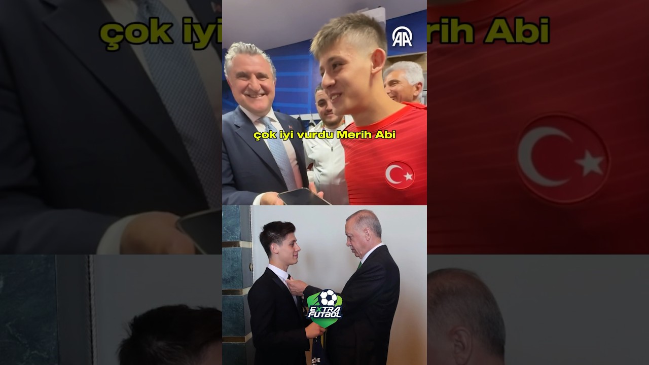 Cumhurbaşkanı Erdoğan, Arda'nın kornerlerine hayran kaldı! Hemşehrisi Barış Alper'den gol sözü aldı!