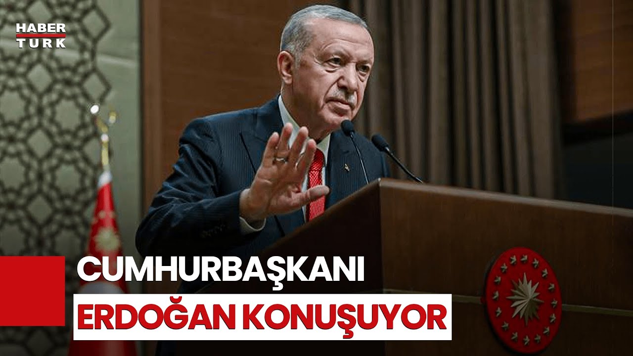 Cumhurbaşkanı Erdoğan, İslam İşbirliği Teşkilatı Toplantısı'nda konuşuyor
