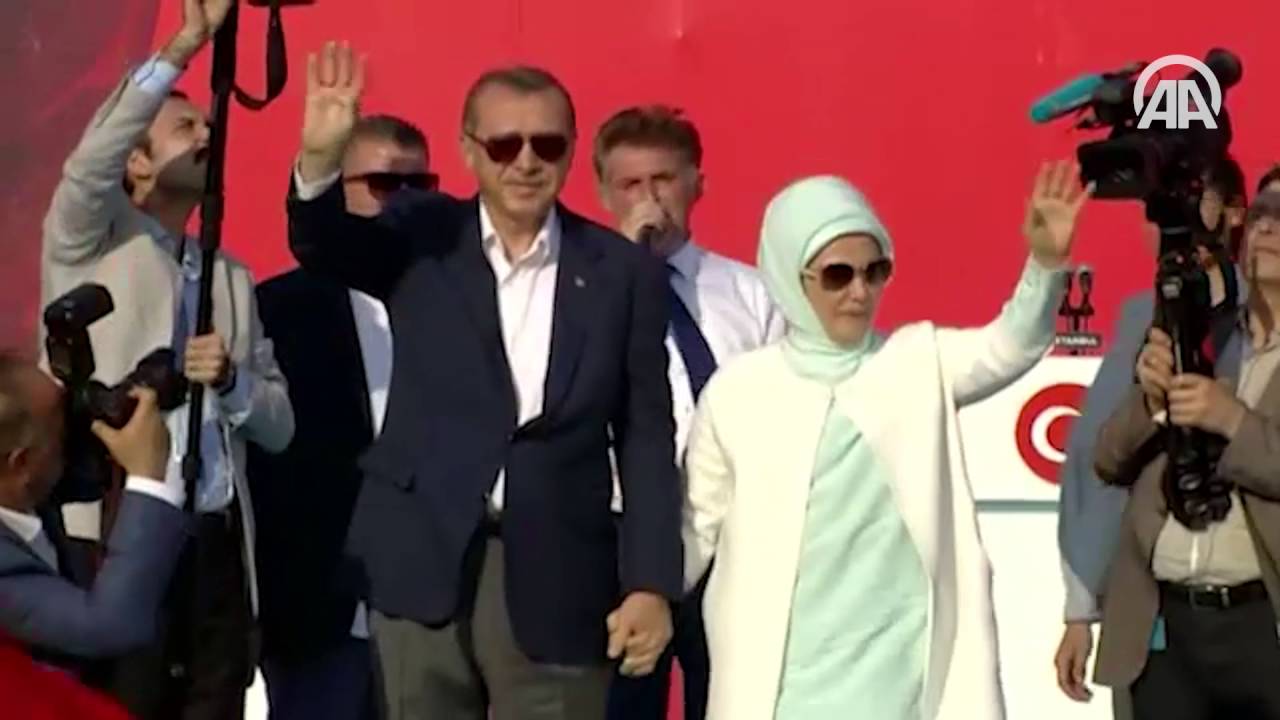 Cumhurbaşkanı Erdoğan Yenikapı'daki 