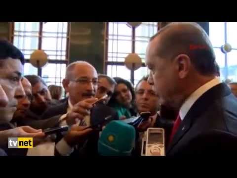 Cumhurbaşkanı Recep Tayyip Erdoğan'dan Muhabire Kapak