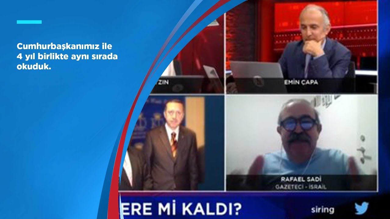 Cumhurbaşkanımız ile 4 yıl birlikte aynı sırada okuduk.