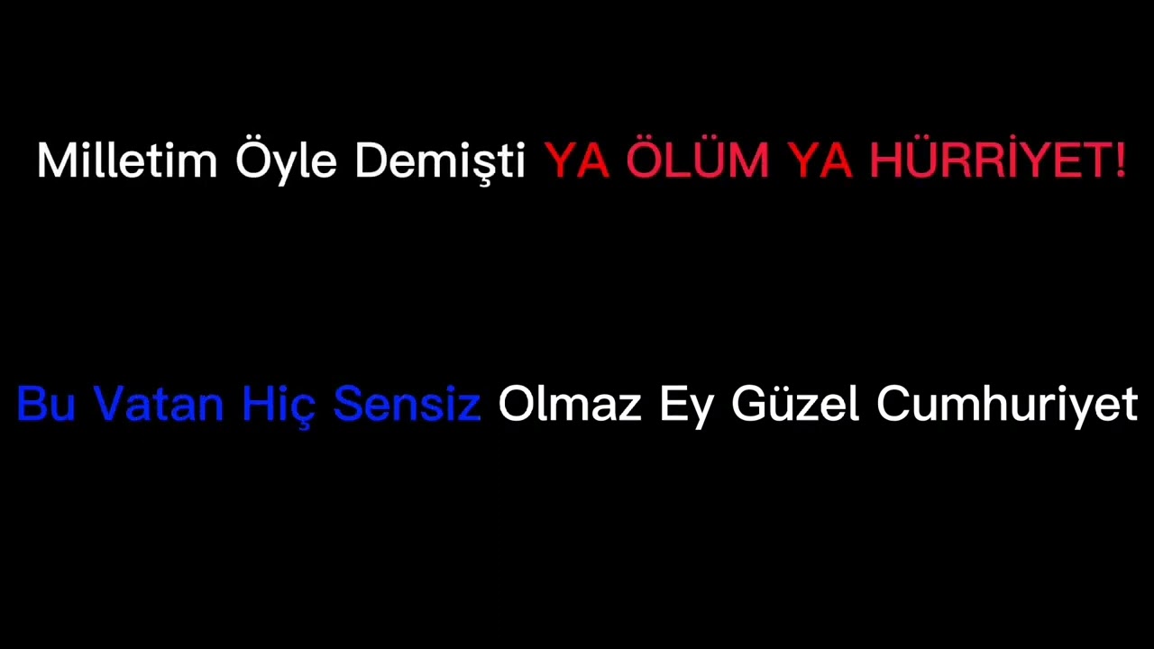Cumhuriyet En Güzel Şey Hurriyet Karaoke