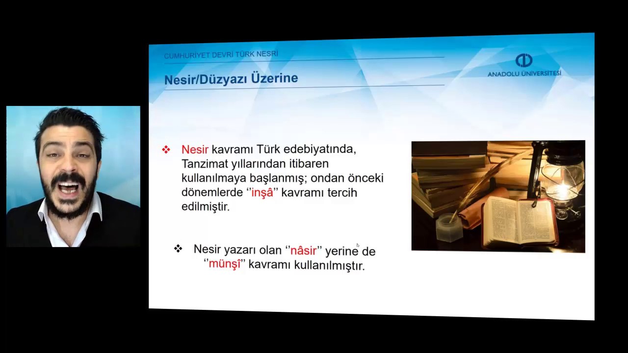 CUMHURİYET DÖNEMİ TÜRK NESRİ - Ünite 1 Özet