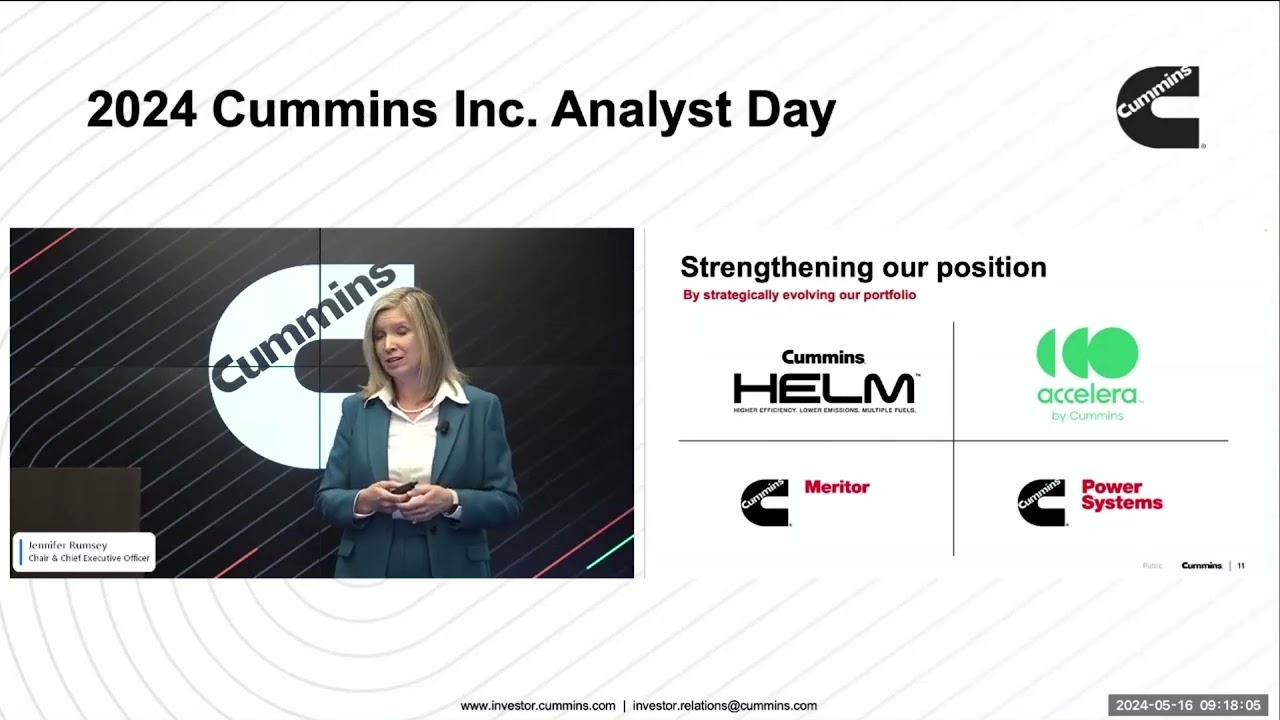 Cummins (NYSE: CMI) - Investor Day 2024