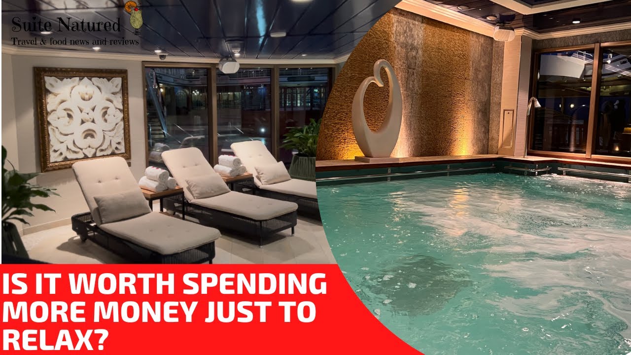 Cunard Queen Elizabeth Aqua Therapy Spa Review - 4K