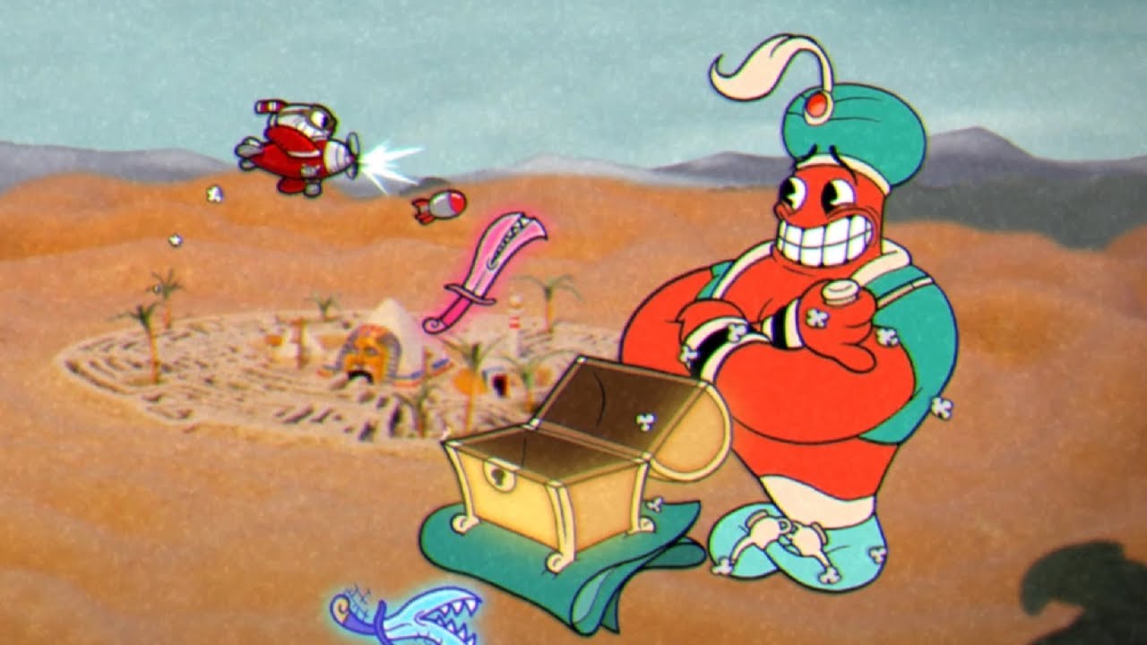 Cuphead: Djimmi the Great Boss Fight #7