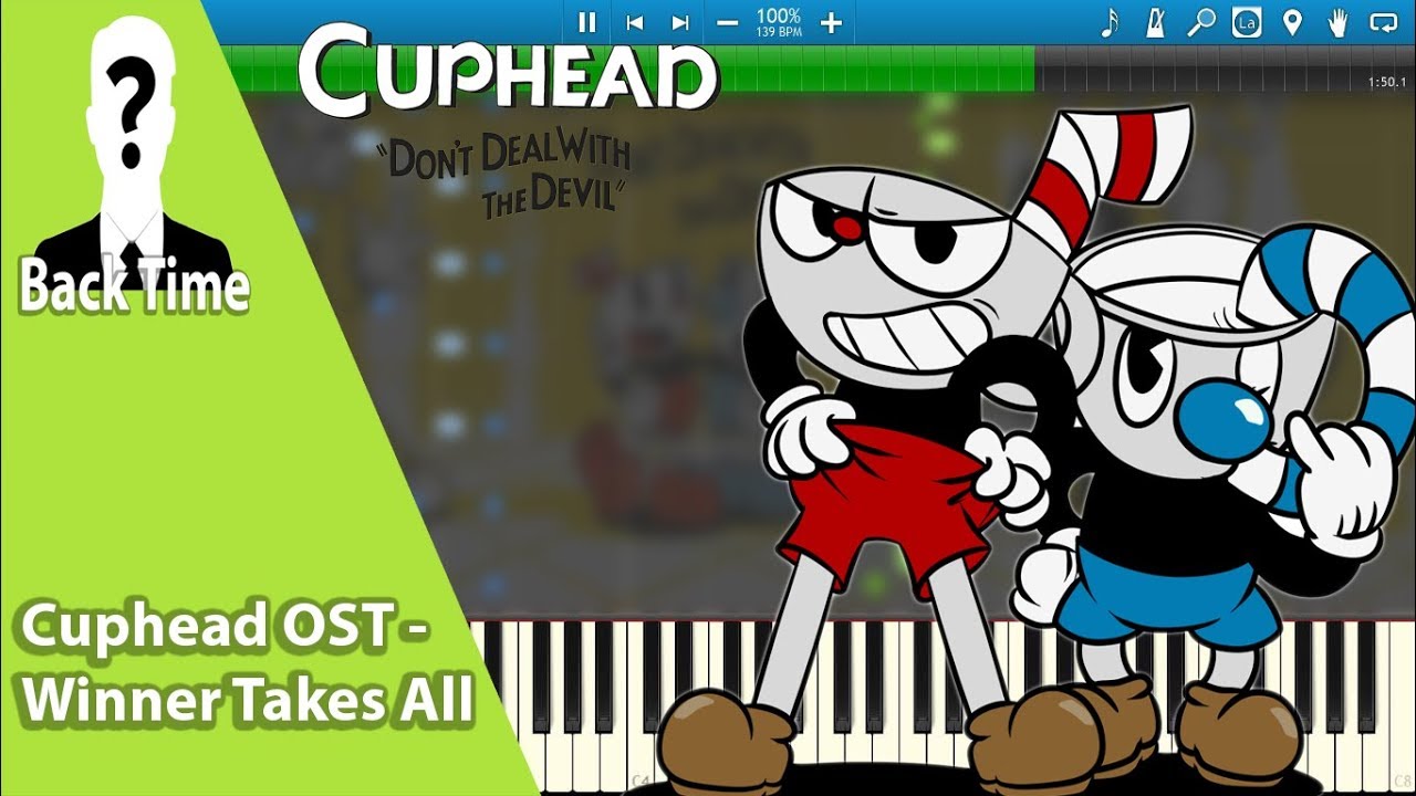 Cuphead OST - Winner Takes All (Piano Cover) + Sheets & Midi
