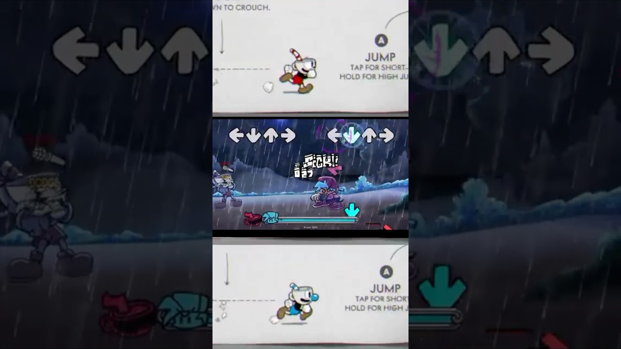 Cuphead X BF Animation #fnf #fridaynightfunkin #shorts #fnfbf #cuphead #fnfupdate