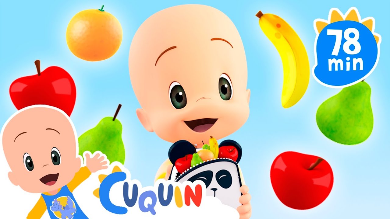 Cuquin's Pandabag 🍎🍌🍏 Learn fruits, colors and much more with Cuquin's educational videos