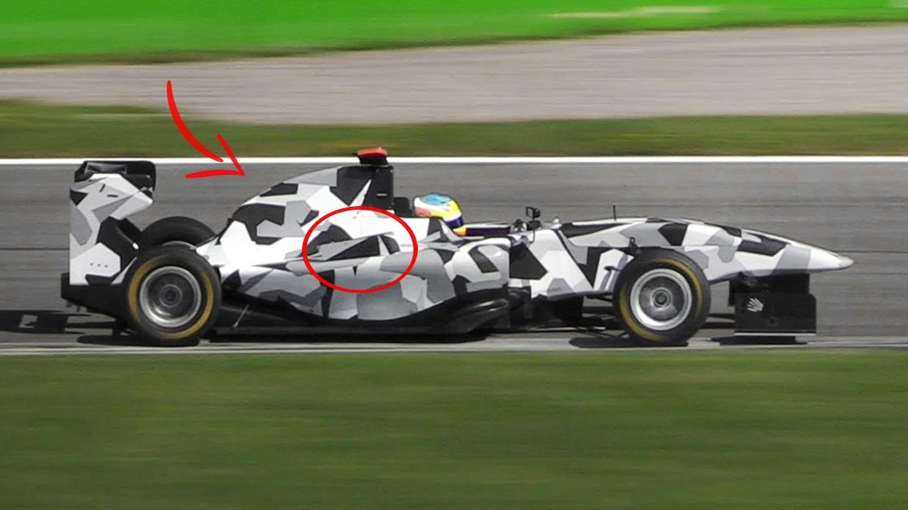 Curious camo GP3 car testing at Monza: could it be an early-stage F3 2019 test mule?