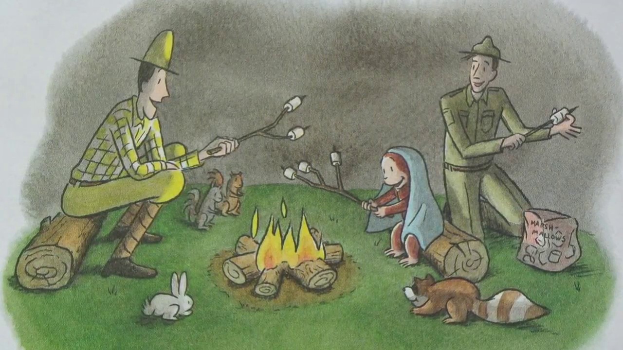 Curious George Goes Camping W/ Music & EFX