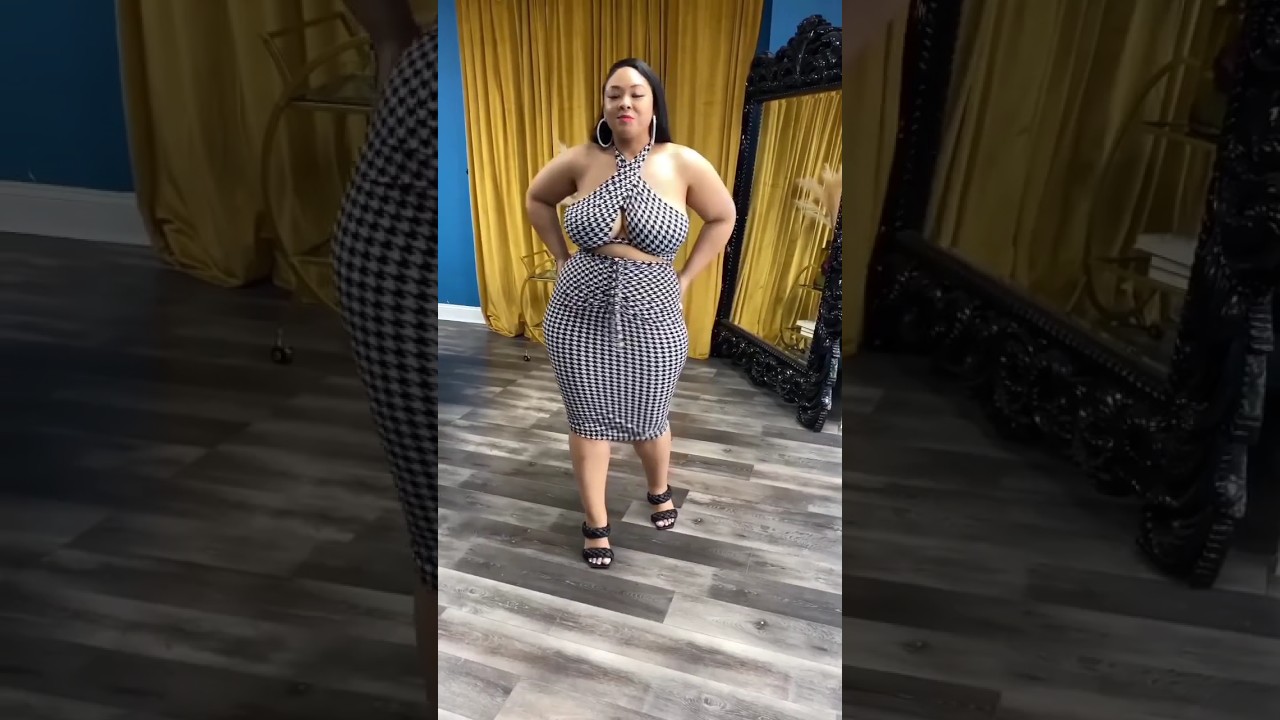 Curvy model in dress 👗'laticia' skirt set @FASHIONCURVYJQ