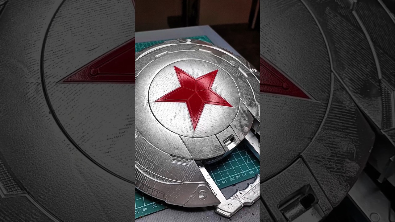 Custom Captain America toy shield. Marvel Crafts