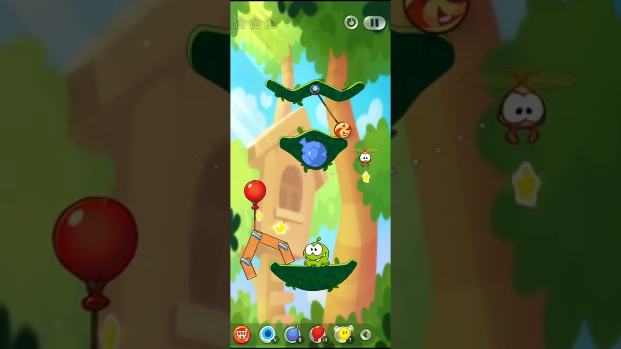 Cut the rope level 22 | om nom