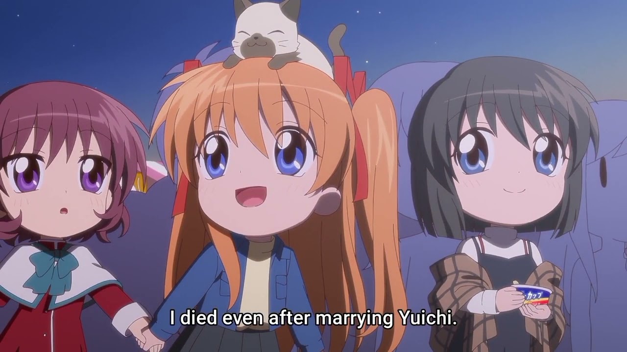 Cute anime characters explaining their death かぎなど