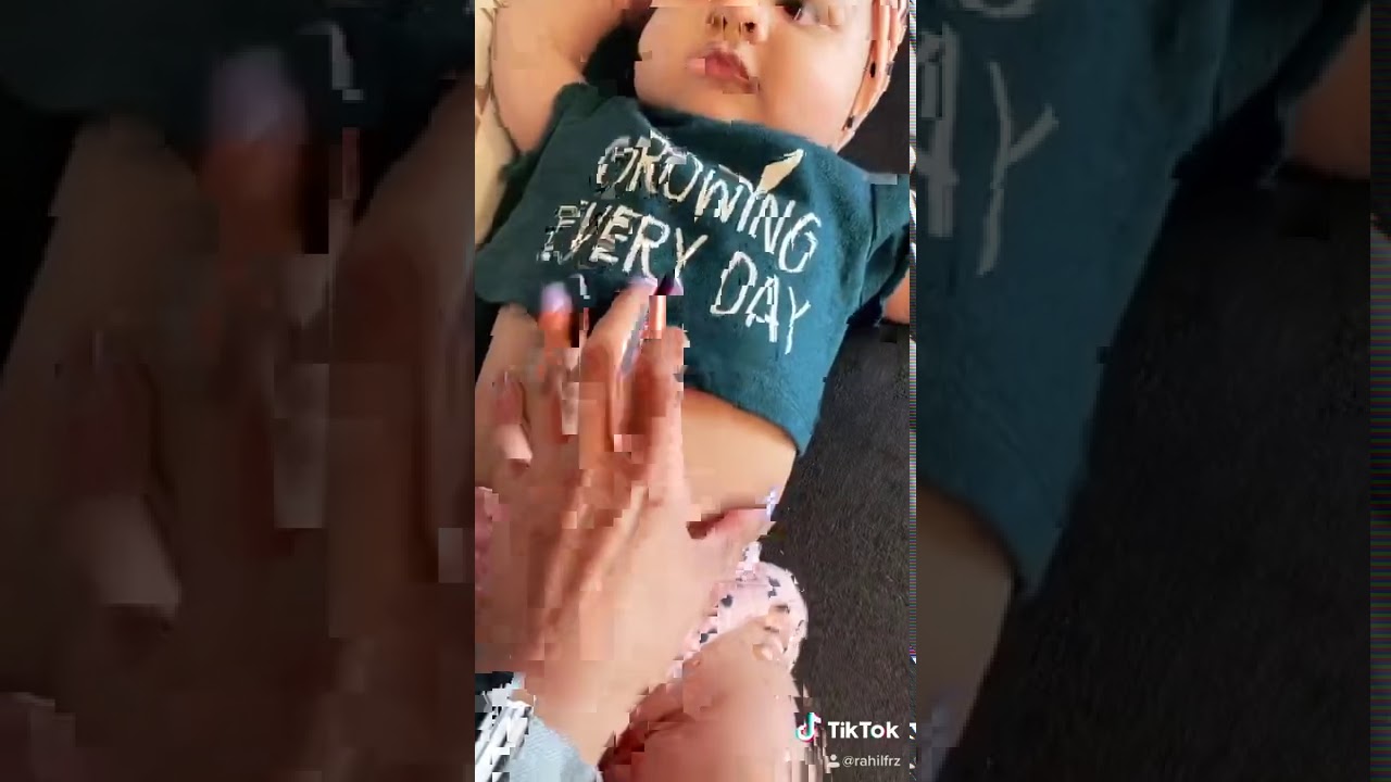 Cute baby Tik Tok video
