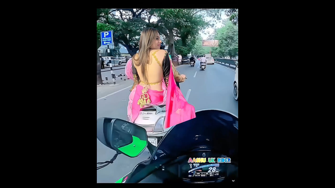 Cute College Girl Reactions 🥰| Superbike Zx10r | z900 | Reaction Video | Maza Aaya | Police