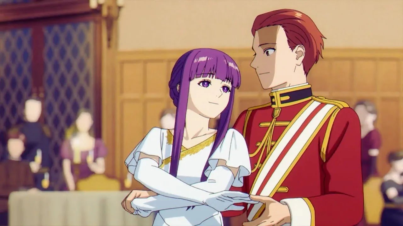 Cute dance scene between Fern and Stark | Frieren: Beyond Journey's End
