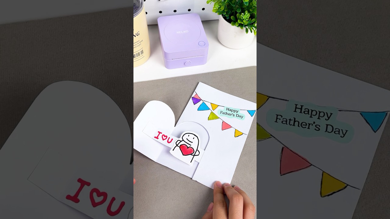 Cute Father’s Day idea 💡 #diy #cardcreations #shorts