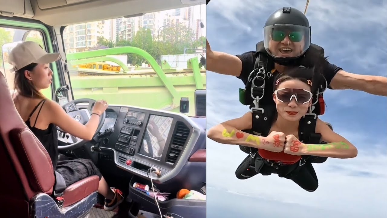 Cute Little Female Truck Driver Xiaoheimei