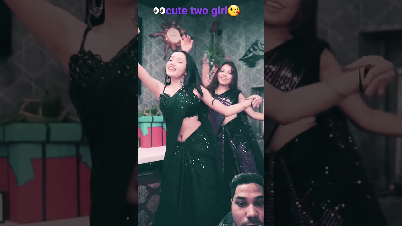 cute two girl #virall 😘💕
