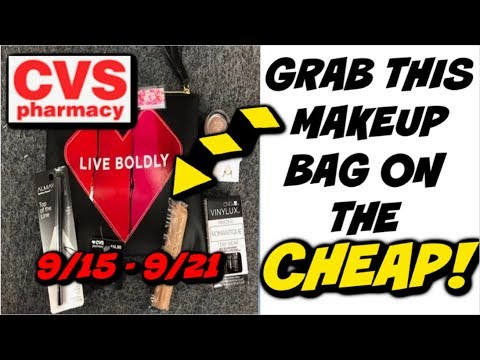 CVS REVLON 6-PIECE MAKEUP BAG | HOW TO GRAB ONE ON THE CHEAP!