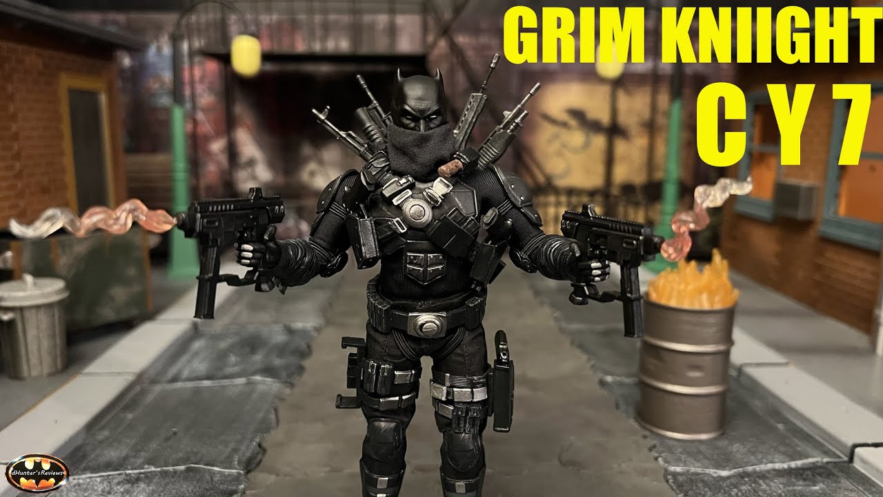 CY7 Grim Knight Dark Knight 1:12 Mezco Style 3rd Party Dark Nights Metal Batman Figure Review