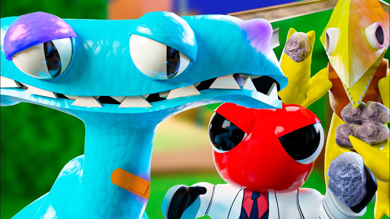 CYAN is NOT a MONSTER?! Rainbow Friends 2 Animation
