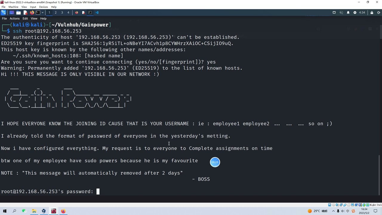 Cyber Security | Ethical Hacking |  Pentesting Lab | Vulnhub |  Walkthrough | Gainpower