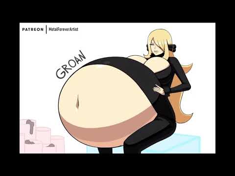 Cyhthia went overboard on the ice cream ( make by MetalForever in X    )