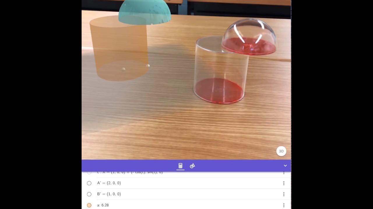 Cylinder & Hemisphere AR Modeling Challenge