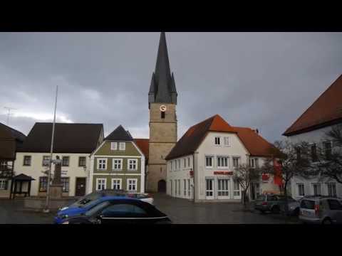 D: Baunach. Oberfranken. Eindrücke aus der Stadtmitte. März 2019