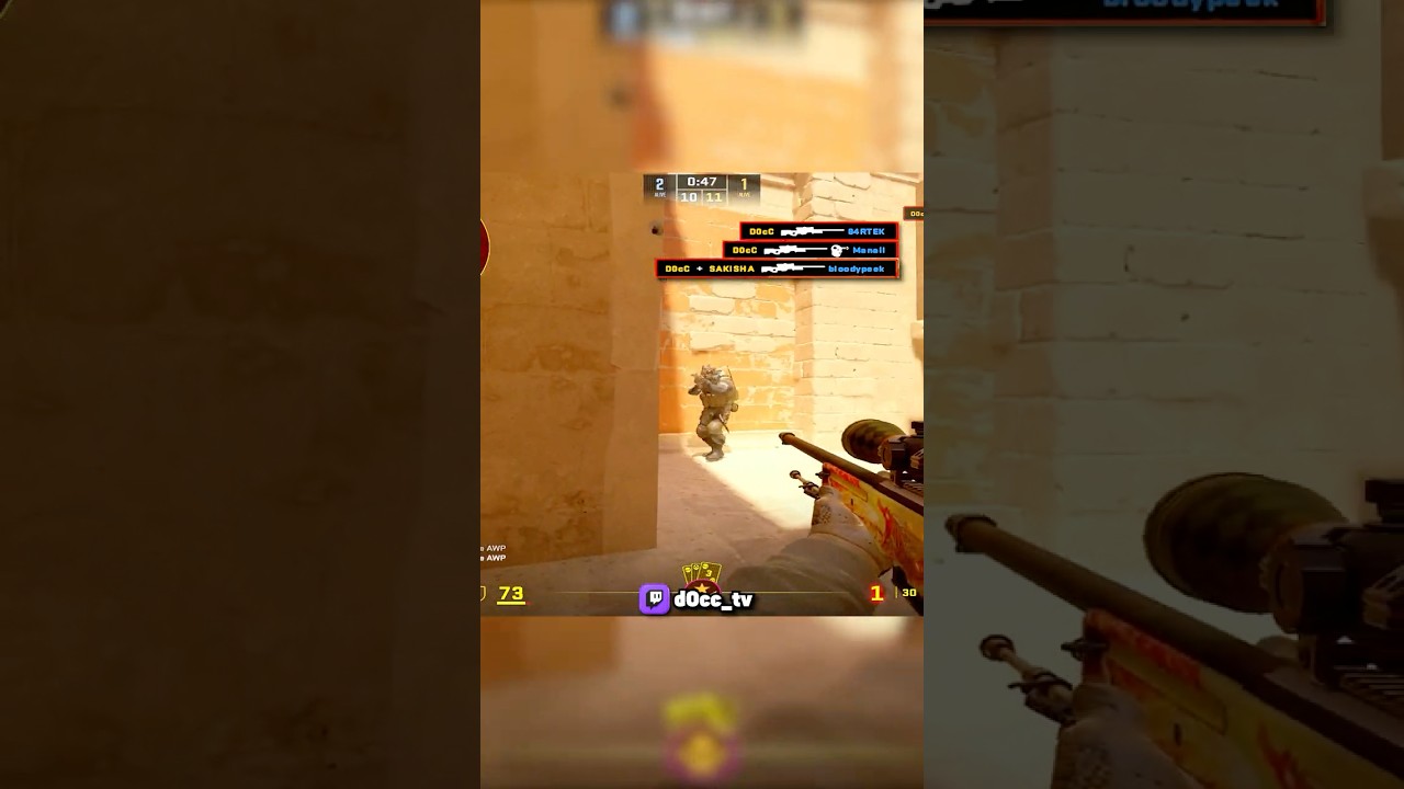 D0cC IN A 1V5 CLUTCH #twitch #d0cc_tv #cs2 #counterstrike2 #csgo