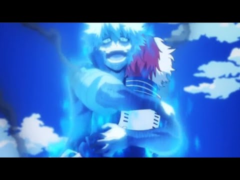 Dabi hugs Shoto..😳