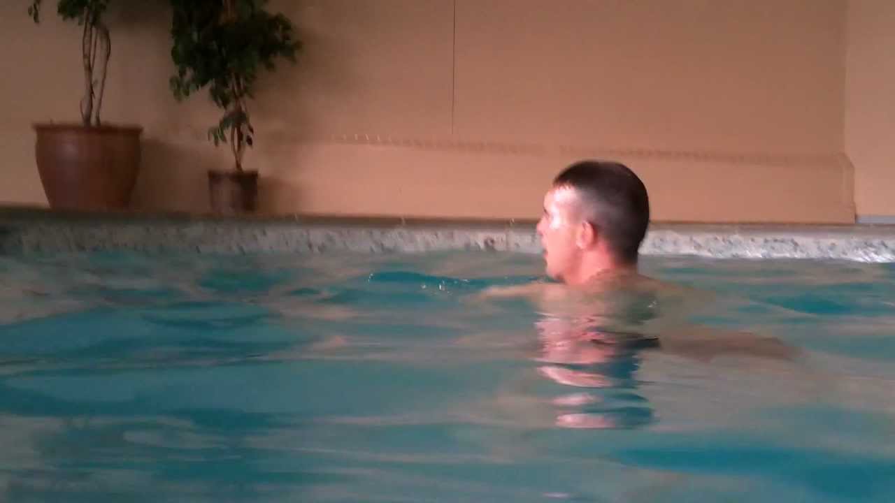 dad underwater