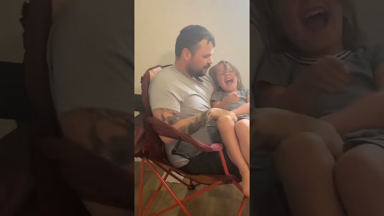 Daddy and Kat Tickle