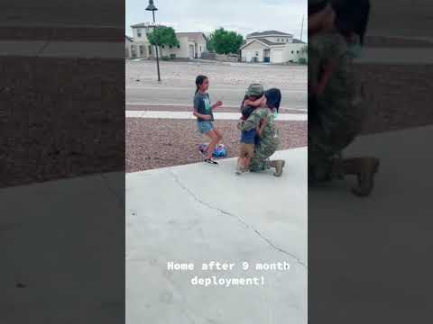 Daddy comes home to surprise kids after 9-month deployment