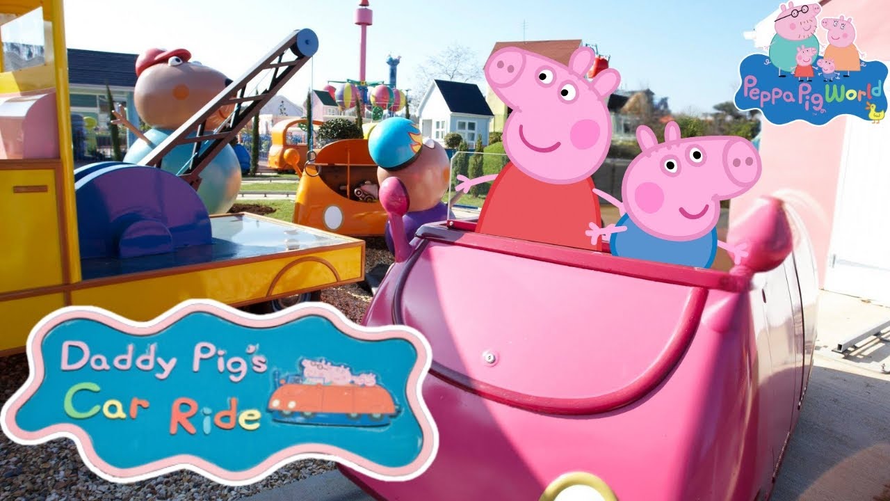 🚙Daddy Pigs Car Ride 🚗 at PEPPA PIG WORLD (November 2024) [4K]