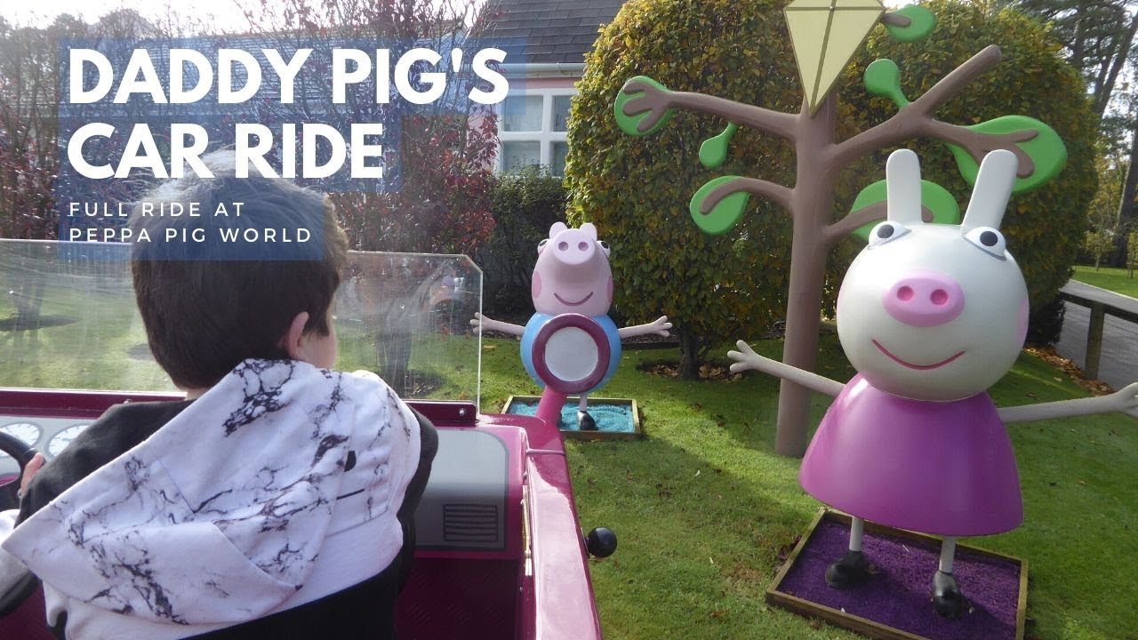 Daddy Pig's Car Ride at Peppa Pigs World in Paultons Park
