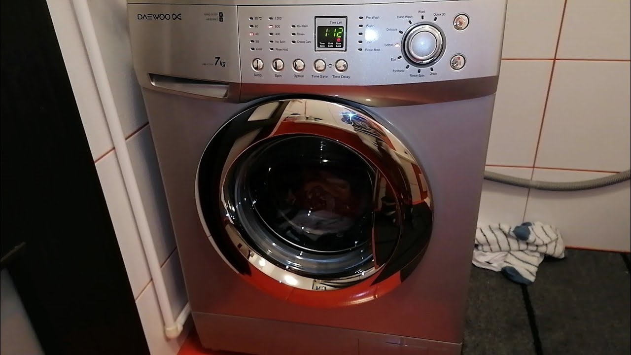 DAEWOO washing machine Cotton 40°C wash