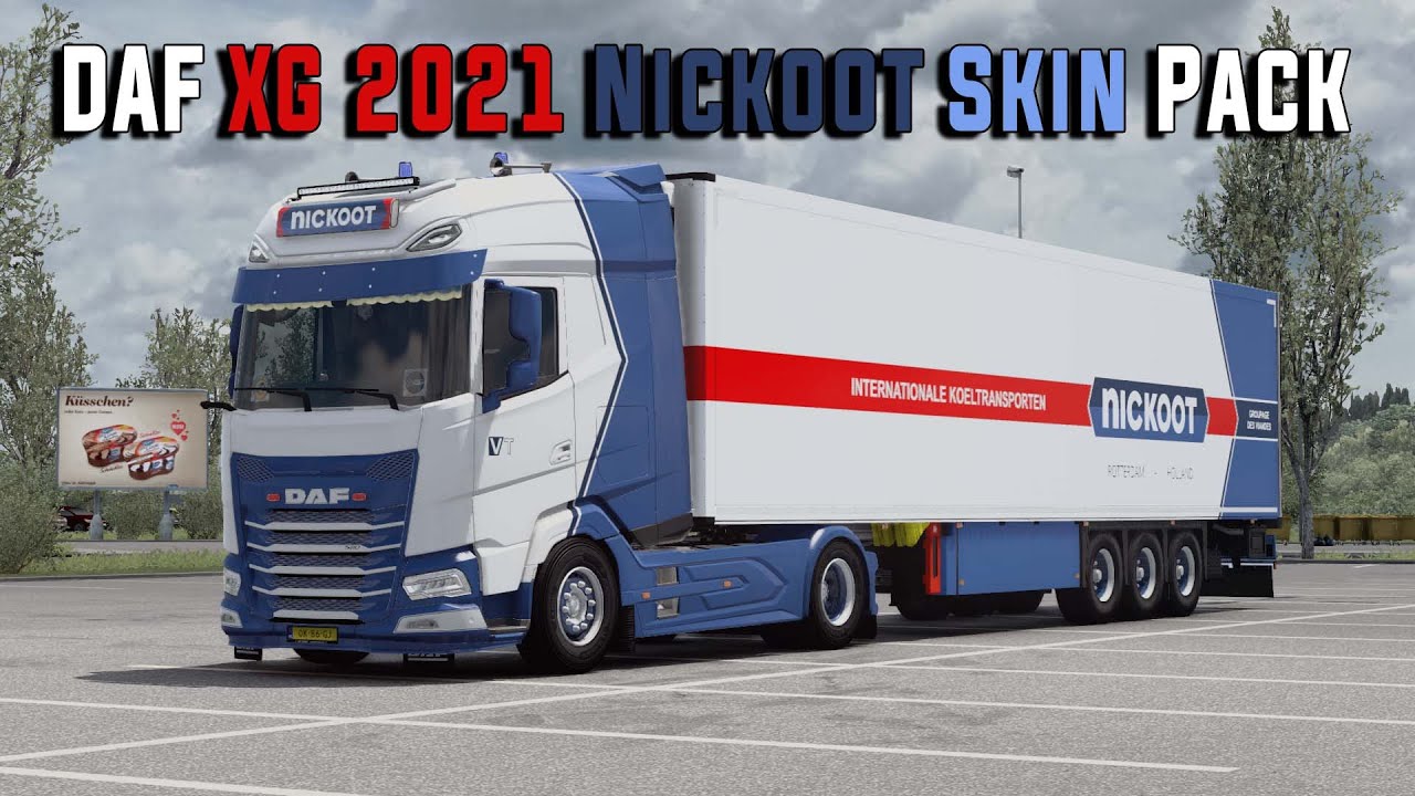 DAF XG 2021 Nickoot Skin Pack ETS2 Mod - skin by Wexsper