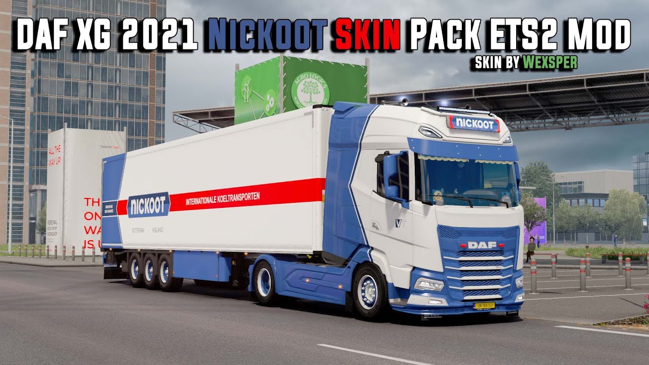 DAF XG 2021 Nickoot Skin Pack ETS2 Mod - skin by Wexsper