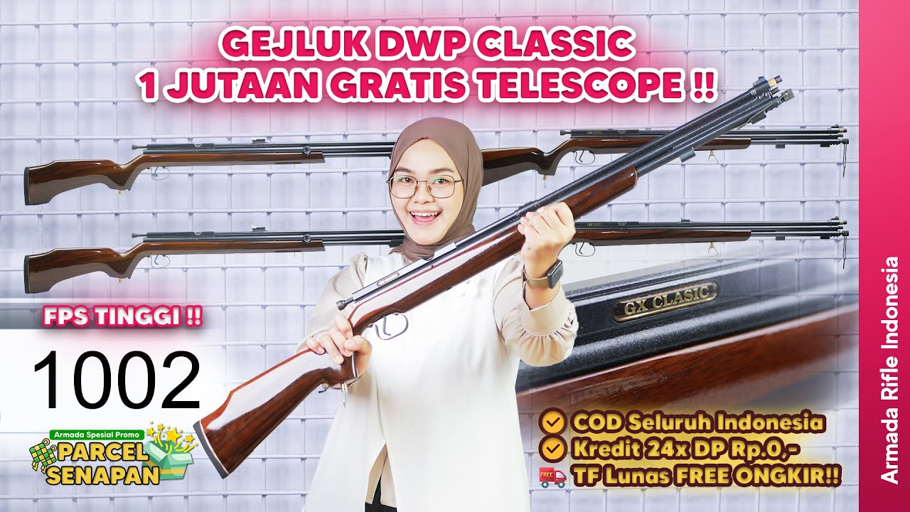 DAFTAR HARGA GEJLUK DWP 1 JUTAAN PROMO FULLSET MURAH! REKOMENDASI SENAPAN BEST SELLER