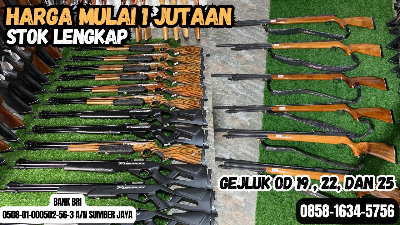DAFTAR HARGA SENAPAN ANGIN GEJLUK DUAL POWER TERLARIS DAN TERBAIK