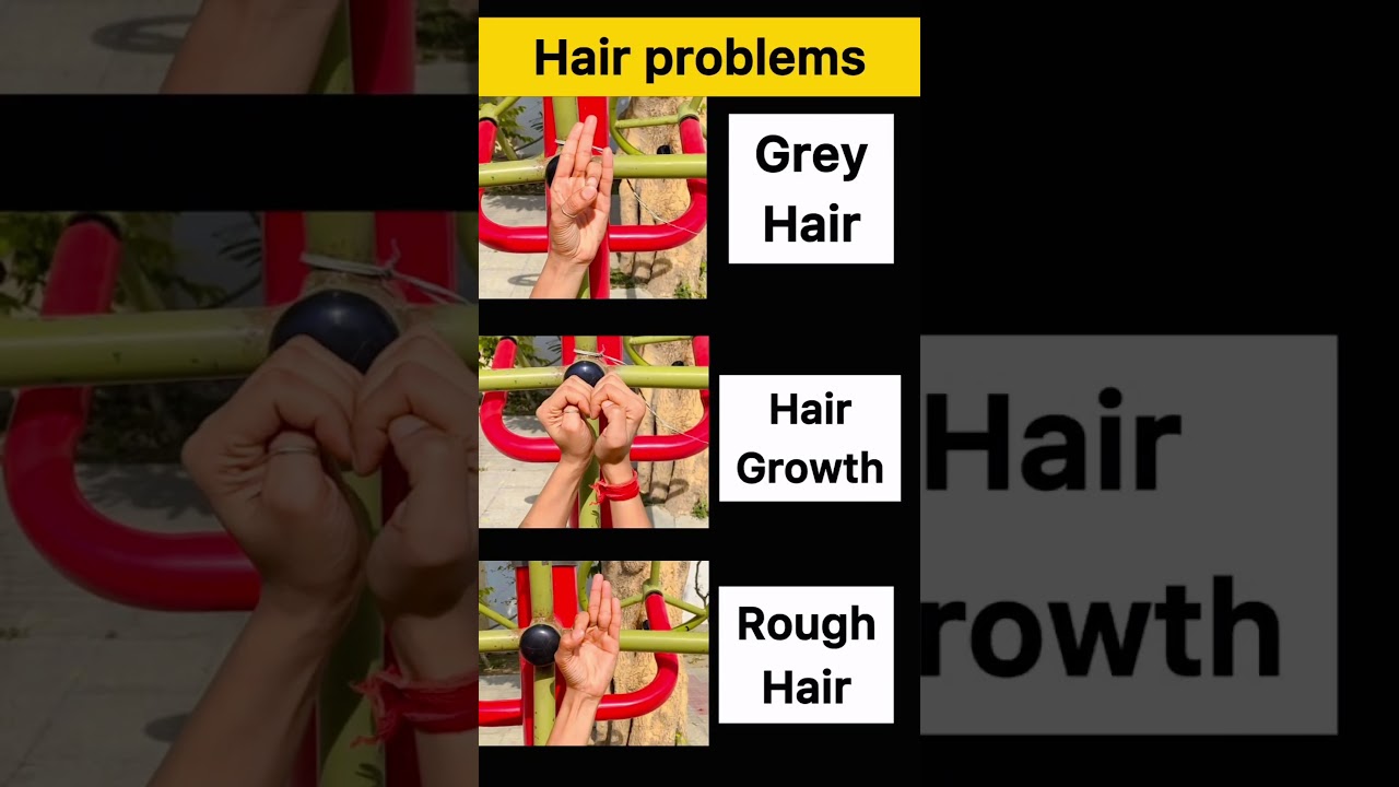 Daily Mudras #4k #yoga #growth #stop #fall #reel #grey #hair #problem #ytshorts #yoga #nature #god