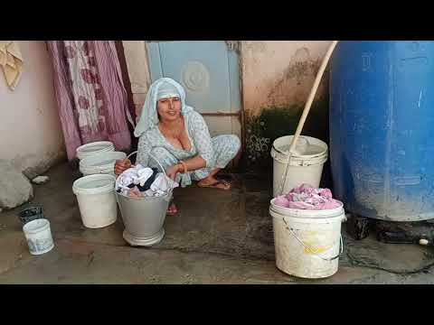 daily wear cloth washing 👗 routing in desi style # # desi bahu ||tannu yadav|| vlog #hot vlog