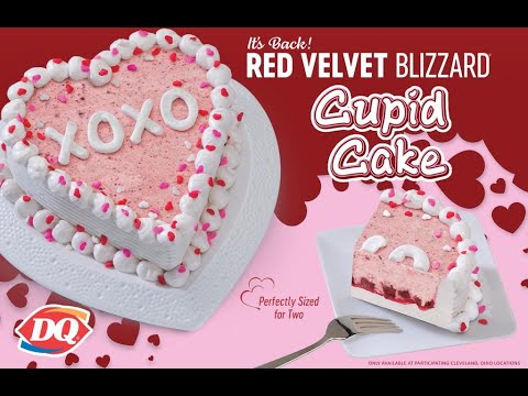 Dairy Queen Red Velvet Blizzard Cupid Cake Review