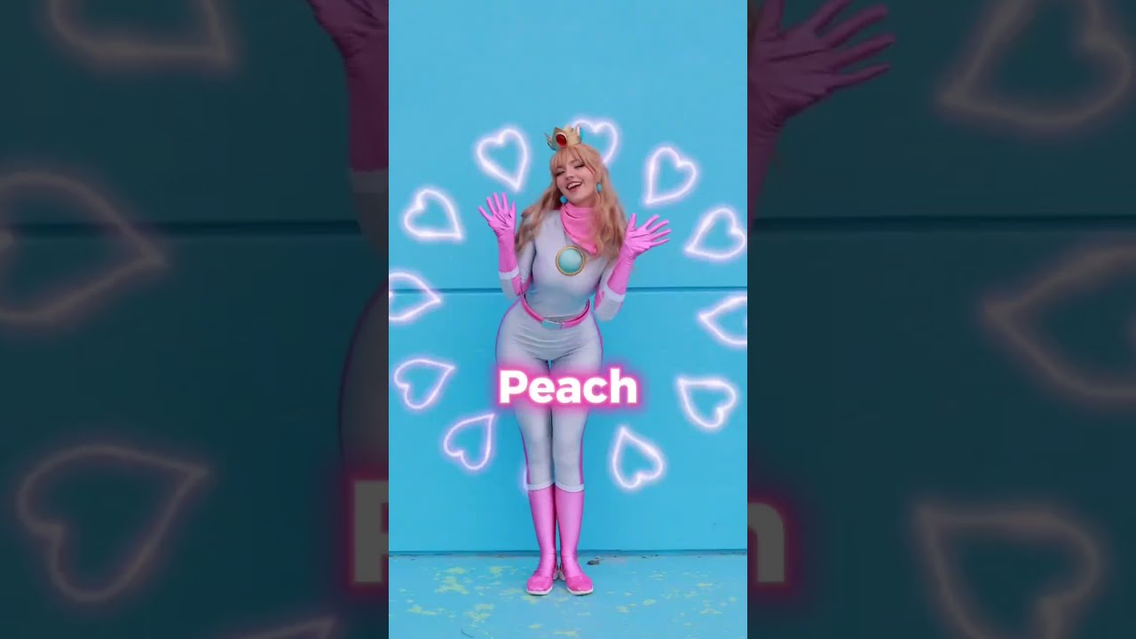 Daisy, Rosalina, and Peach racing bike suits cosplay ⭐️🏁🏎