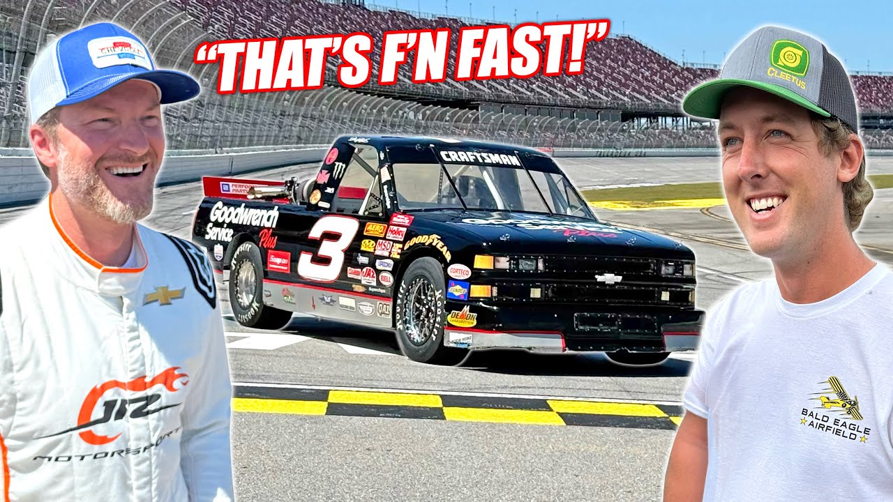 Dale Jr. Drives the Dale Truck! (blew his mind)
